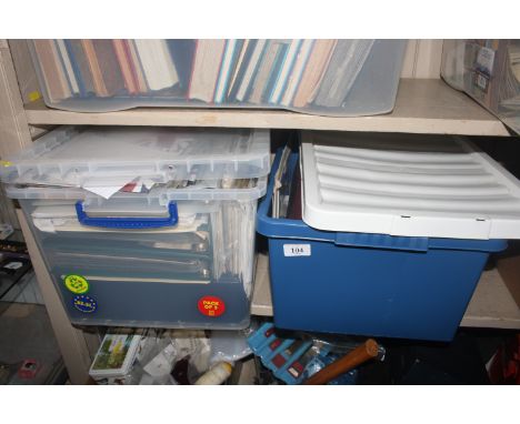 Two boxes of First Day covers, some presentation packs