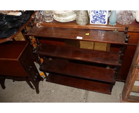 A 19th Century four tier shelf 