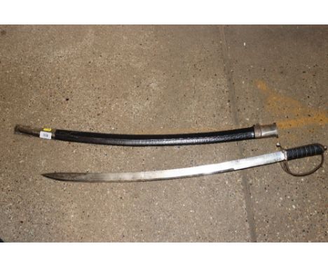 A Cavalry sword and scabbard