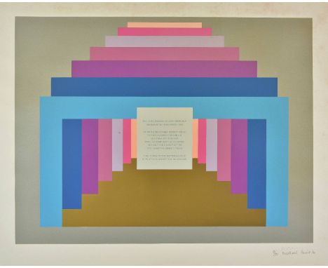 *Pennie (Michael, 1936-). The Succession of Life Through Geological Time, 1961,  colour screenprint, signed and dated '72, an