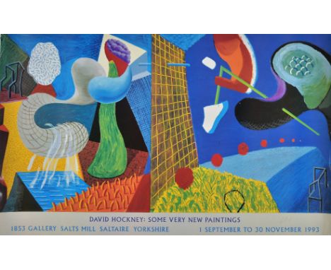 *Hockney (David, 1937-). David Hockney: Some Very New Paintings, 1853 Gallery, Salts Mill, Saltaire, Yorkshire, 1 September t
