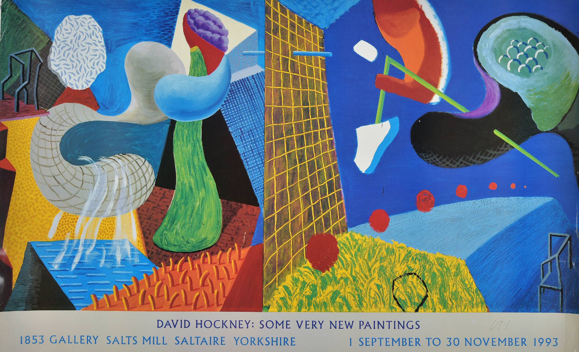 *Hockney (David, 1937). David Hockney Some Very New Paintings, 1853