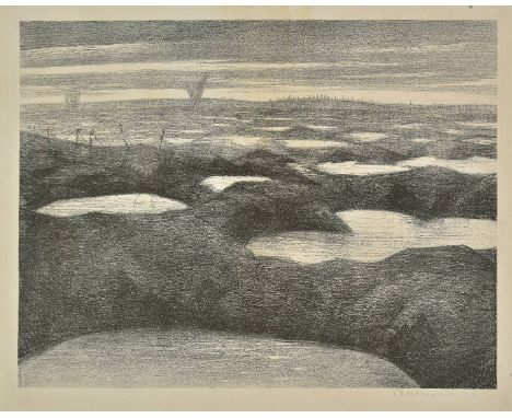 *Nevinson (Christopher Richard Wynne, 1889-1946). After a Push, 1918,  lithograph on Antique de Luxe laid paper, from the edi