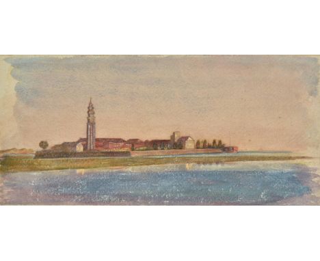 *De Morgan (Evelyn, 1855-1919). An album of Italian watercolours, fifty watercolour sketches and one pencil sketch on card, m