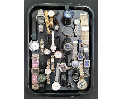 SELECTION OF LADIES AND GENTLEMEN'S WRISTWATCHESincluding Guess, Olivia Burton, Emporio Armani, Casio, Lorus, Citizen, Orland