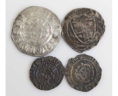 England, Edward I (1272-1307) silver penny, London mint, obv: crowned facing portrait within inner beaded circle, legend arou