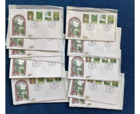 Dealers Lot 68 FDC with Stamps and FDI Postmarks, Multiples Includes Gardens 1983, Dogs 1979, Butterflies 1981, Scientific Ac
