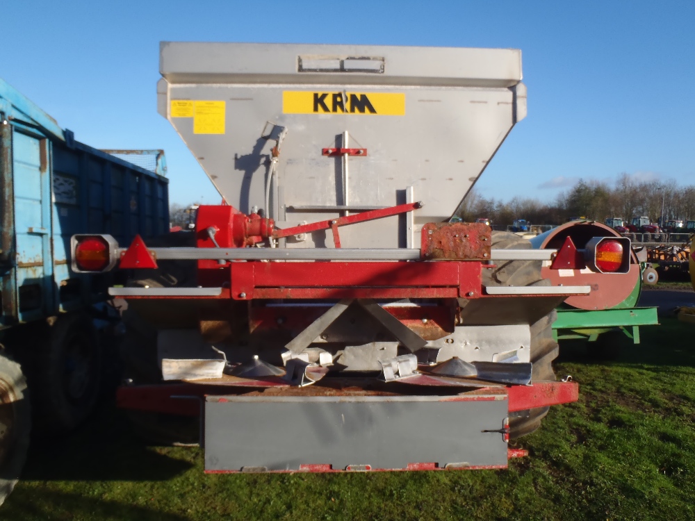 2009 KRM Bredal K85 Fertiliser & Lime Spreader with hydraulic drive