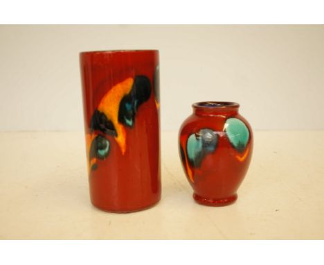 2x Pieces of Poole pottery Largest 16 cm 