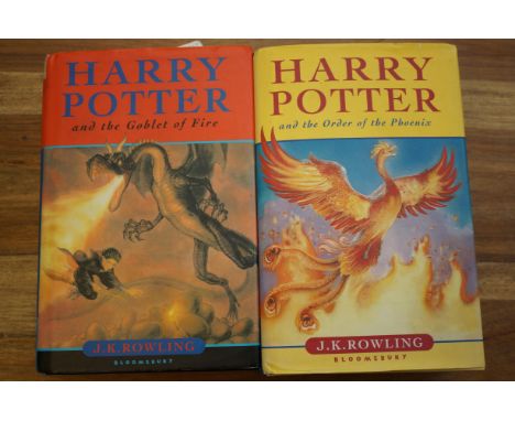 2x First edition Harry Potter books
