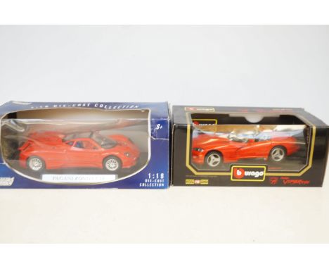 Burago scale model dodge biker & 1 other 