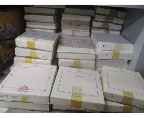 Approximately forty three boxed collectors plates to include Doulton, Spode, Albert, Coalport, Knowles and Wedgwood 