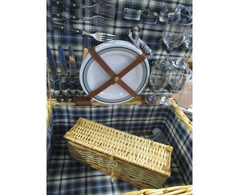 A hamper with contents 