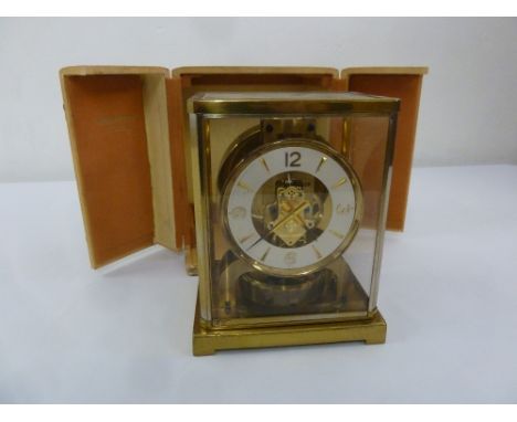 Jaeger LeCoultre Atmos clock in original fitted case