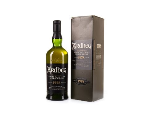 ARDBEG 1978 Active. Port Ellen, Islay. Single Malt Scotch Whisky. Bottled 1998. 70cl, 43% volume, in carton.