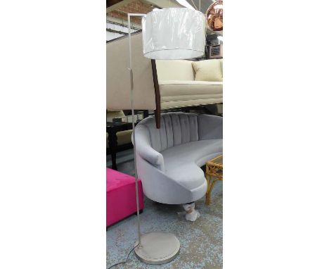 FLOOR LAMP, contemporary Italian style design, with shade, 167cm H. 