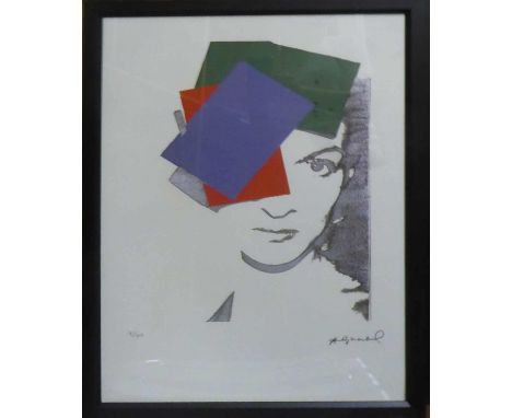 ANDY WARHOL 'Prince', lithograph, from Leo Castelli gallery, stamped on reverse, edited by G. Israel on Arches paper, numbere