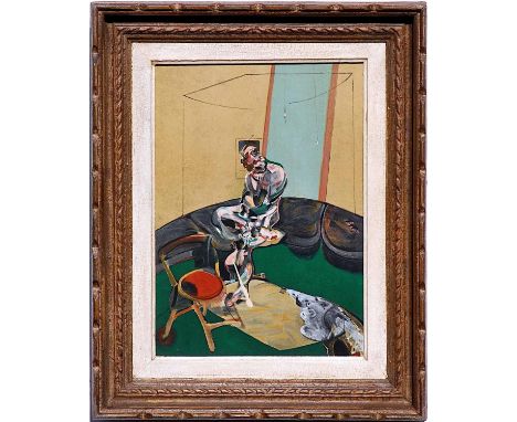 FRANCIS BACON 'George Dyer', 1966, lithograph, printed by Maegh, 32cm x 23cm, framed and glazed. 
