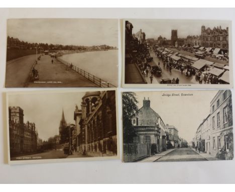 POSTCARDS, topographical selection, inc. street scenes, views, coastal, parks and gardens, churches etc; Oulton Hall Leeds, S