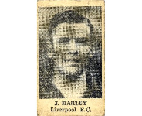 LEWIS, Footballers, Harley (Liverpool), weigh ticket, date stamped '30 Nov 1937), scuffing to edges, FR