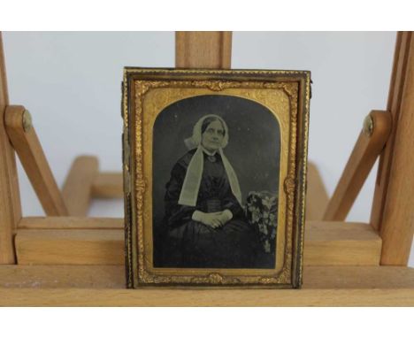 Collection of twelve Georgian and later silhouettes, daguerreotypes and other portrait miniatures to include four watercolour