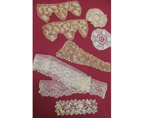 A good selection of antique and vintage - mostly handmade but some machine made lace - including lengths of Reticella needlew