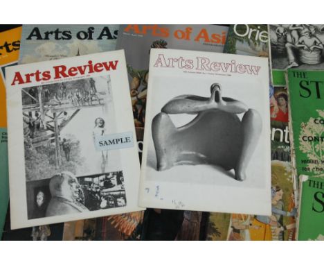 Collectors' magazines and catalogues - titles include Arts Review, Orientations, Arts of Asis, Netsuke Society, The Studio, e