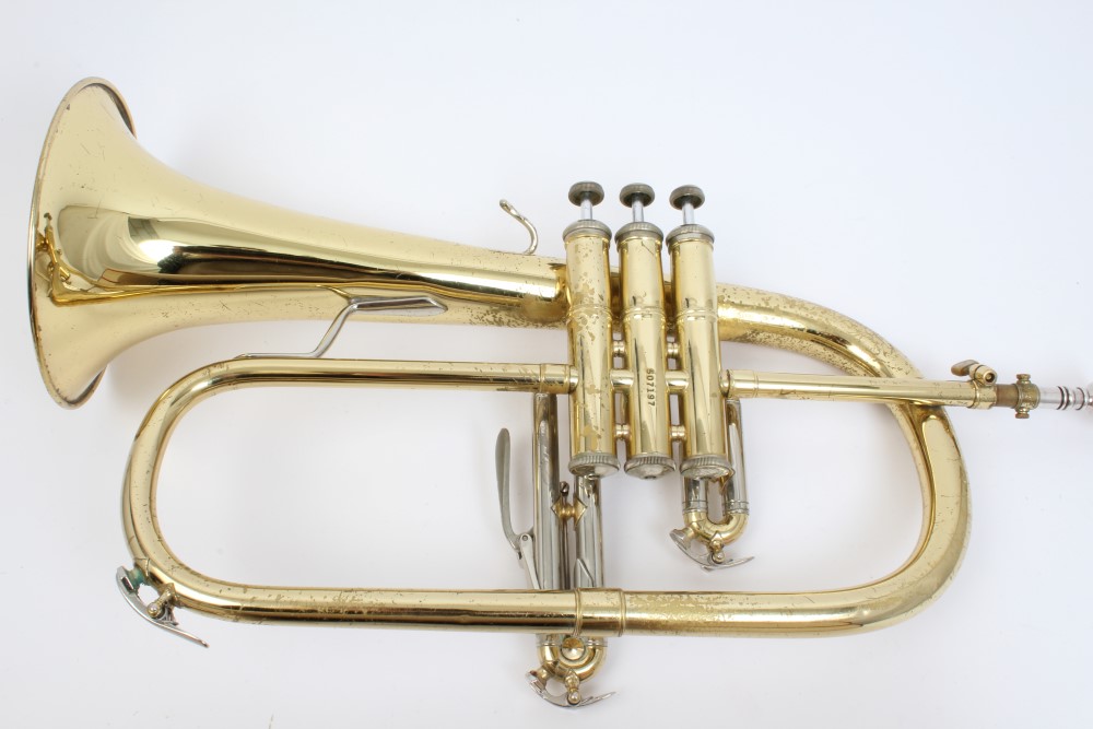 Vincent BachStradivarius flugelhorn, model 183, brass finish, model no