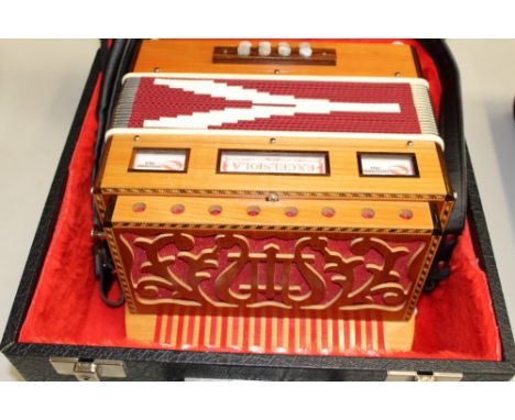 Excelsiola piano accordion in case