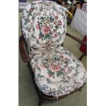 Ercol chair, (cushions worn)
