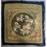 Kalaga hand embroidered Burmese sequin tapestry - 94cm x 96.5cm
