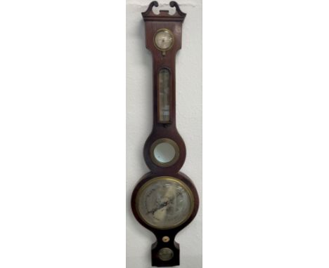 19th century banjo barometer by Hyman of Louth