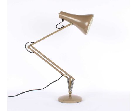 Herbert Terry & Sons Ltd., Redditch "Anglepoise Model 90" Desk Lamp Circa 1970s, coated in light grey enamel, bearing stamped