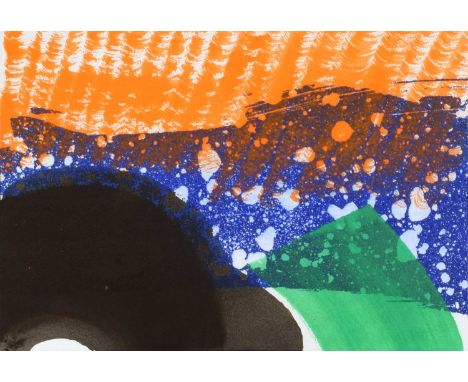 Howard Hodgkin (British 1923-2017) "Untitled (Morris Car)"  Unsigned, an illustration to Julian Barnes’s story 'Evermore', et