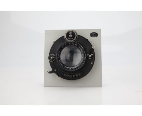 black, serial no. 149237, in compur shutter on MPP lens board, body, VG, shutter working, elements, G, some internal haze and