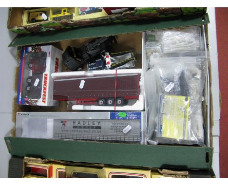 An Interesting Selection of Trucks and Truck Spare Parts, mainly by Corgi. Includes Corgi # CC13245 DAF XF Tractor Unit, comp