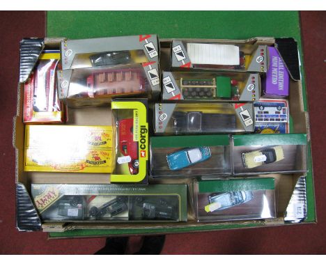 A Selection of Model Diecast Vehicles by Matchbox, Corgi and Dinky, all in original boxes includes Matchbox 40th Anniversary 