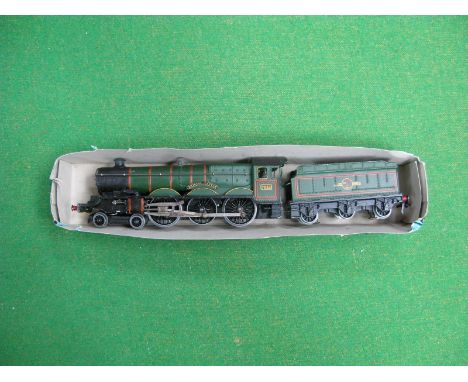 A Hornby Dublo 3 Rail Castle Class 4-6-0 Locomotive and Tender, (3 rail pickup), R/No. 7013, 'Bristol Castle', BR green liver