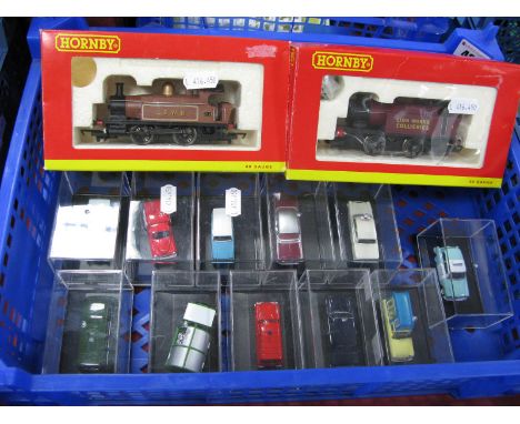 Two Boxed Hornby "00" Gauge Locomotives Comprising of Class D 0-4-0 T Locomotive R/no 1, Lion works collieries, maroon, Class