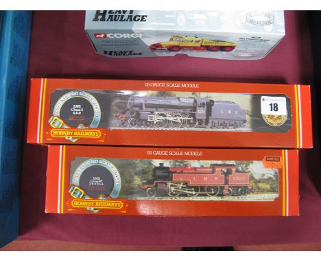 Hornby # R055 "OO" Scale Model 2-6-4 Class 4P Tank Locomotive Number 2300, in LMS maroon livery, plus # R320 "OO" Scale Model