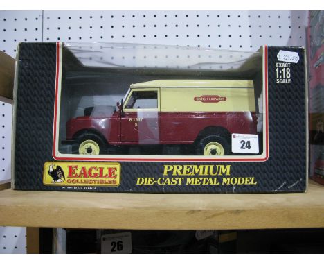 A Boxed Eagle Collectables 1:18th Scale Diecast Model #441700 Land Rover Series II 109 hard Top 'British Airways'.