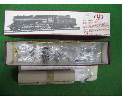 DJH White Metal "OO" Scale Model Railway Locomotive Kit # K39 WD Austerity 2-10-0, unstarted and boxed in original packaging,