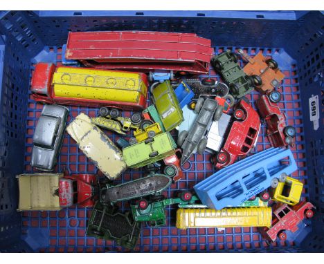 A Quantity of Diecast Vehicles,  by Dinky, Corgi, Matchbox. All playworn