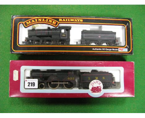 Mainline # 37-059 "OO" Scale Model 0-6-0 Collett Goods Locomotive Number 2213, in BR black livery, plus Dapol # D15 "OO" Scal