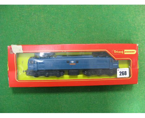 Triang-Hornby # R351 "OO" Scale Model of Class EM2 Electric Locomotive, in blue livery. Boxed in excellent condition.