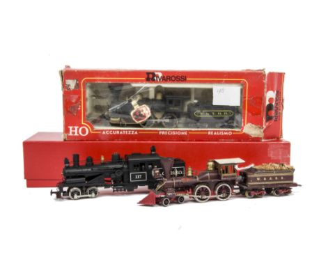 Rivarossi and Mantua HO Gauge American Steam Locomotives, comprising Rivarossi LC&N Co 'Heisler' 0-4-4-0 geared articulated l