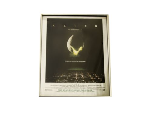 Alien The Director's Cut Framed Poster, with a quantity of other film, game and advertising posters, including 1991 Rocketeer