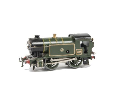 Hornby 0 Gauge No Special clockwork GWR green 0-4-0 Tank Engine, No 55OO  , VG 