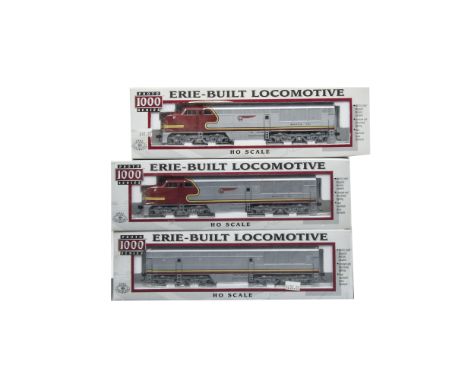 Proto-1OO  0 HO Gauge American Diesel Locomotives, comprising Erie-Built Co-Co units comprising Cab-end A units 90B and 90L, 