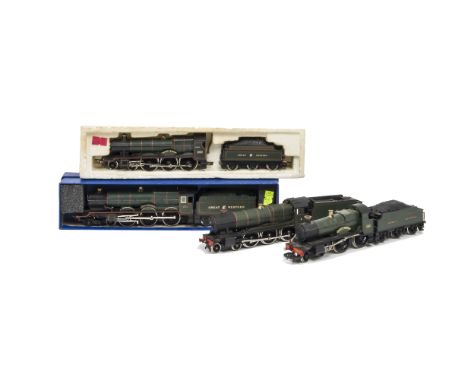 Modified OO Gauge GWR Steam Locomotives by Hornby and Dapol, comprising Hornby 4-4-0 no 3821 'County of Bedford', 6010 'King 